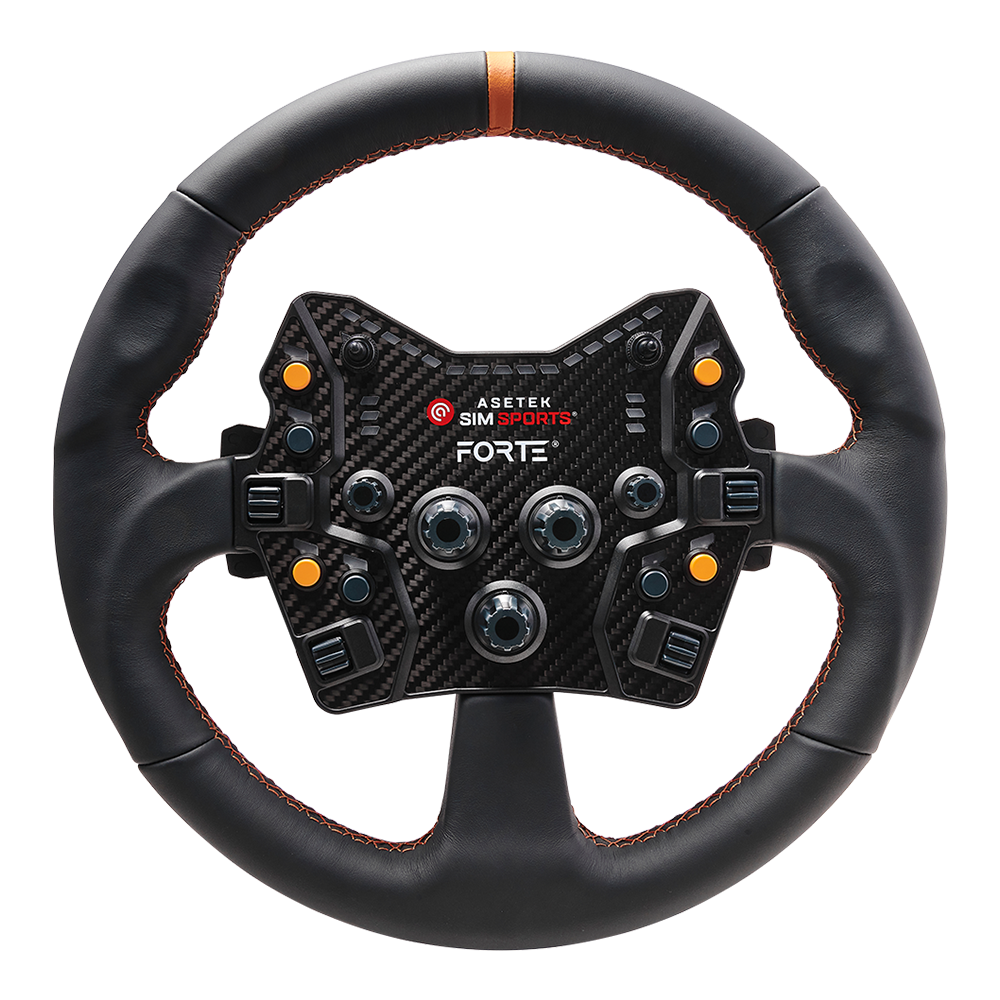 Asetek Round Black Leather Rim