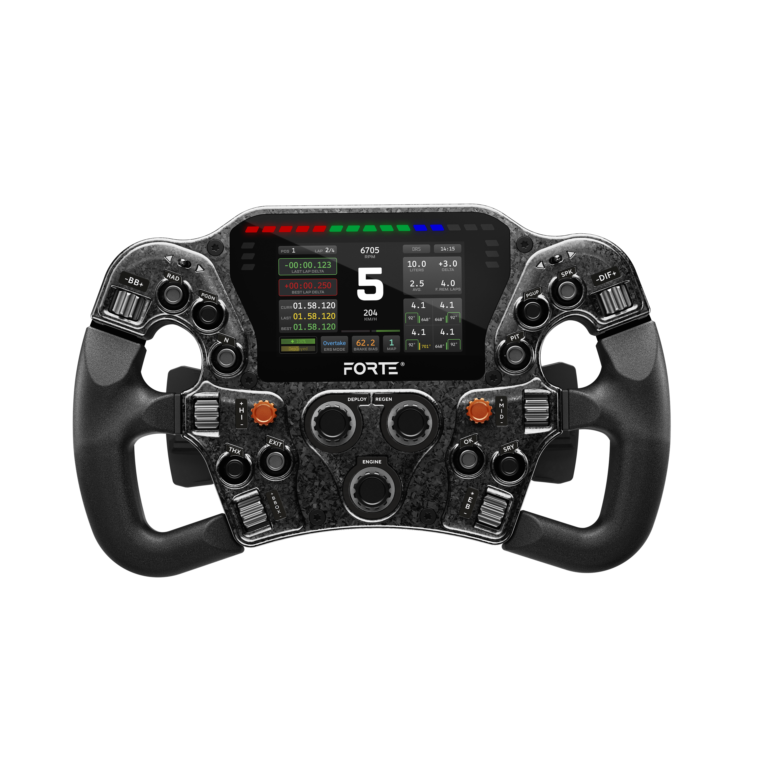 Asetek Forte® Formula Pro Steering Wheel