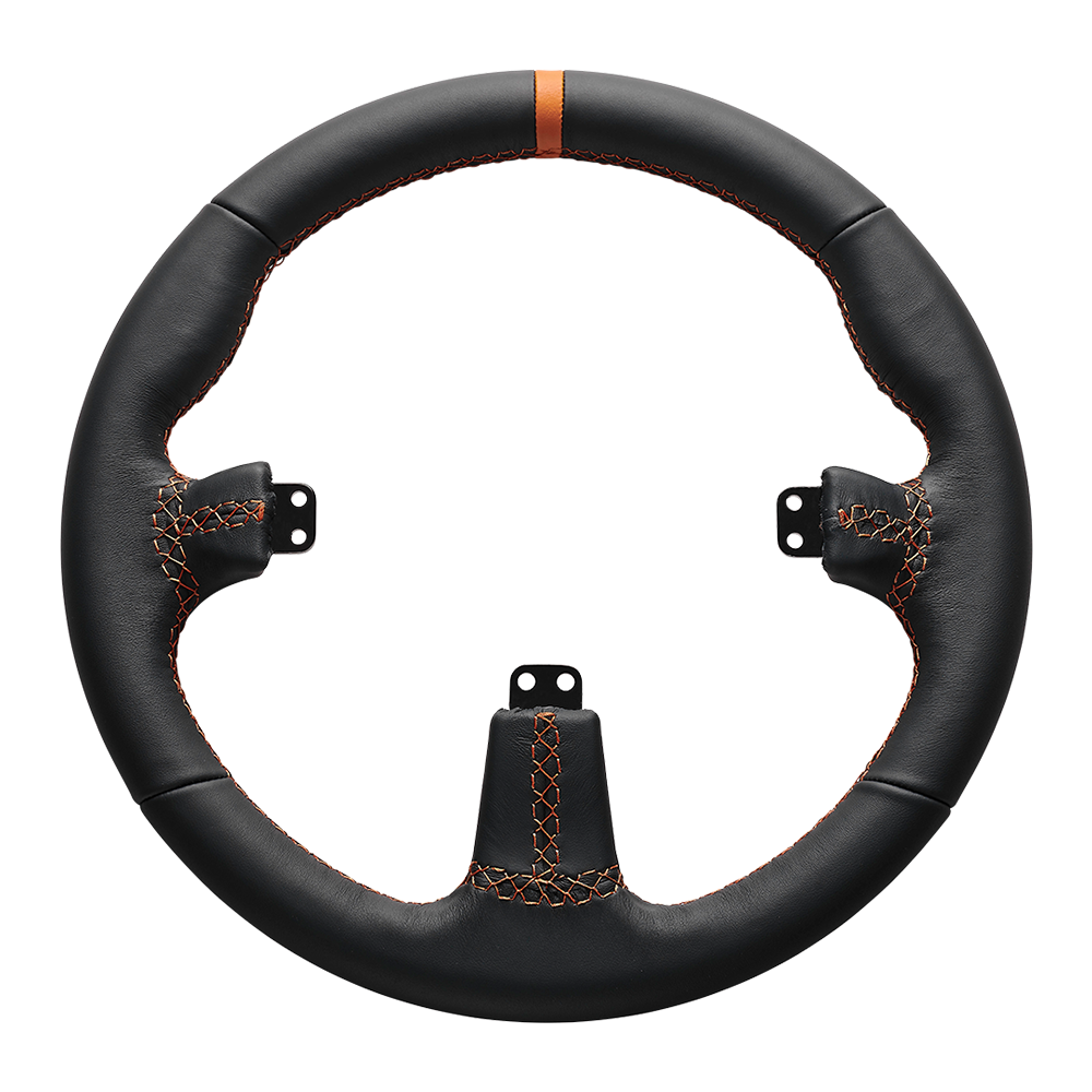 Asetek Round Black Leather Rim