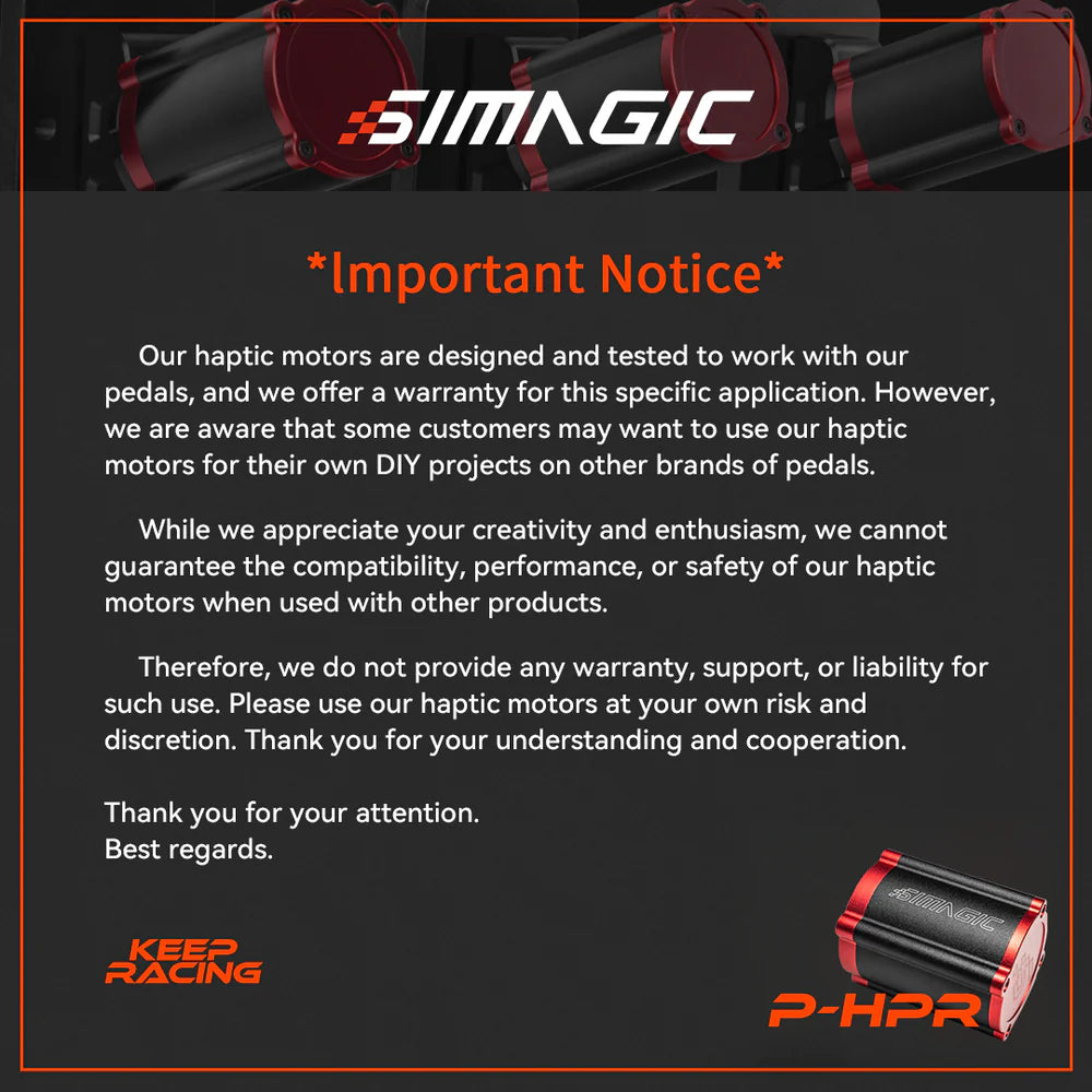 Simagic P-HPR Haptic Pedal Reactor
