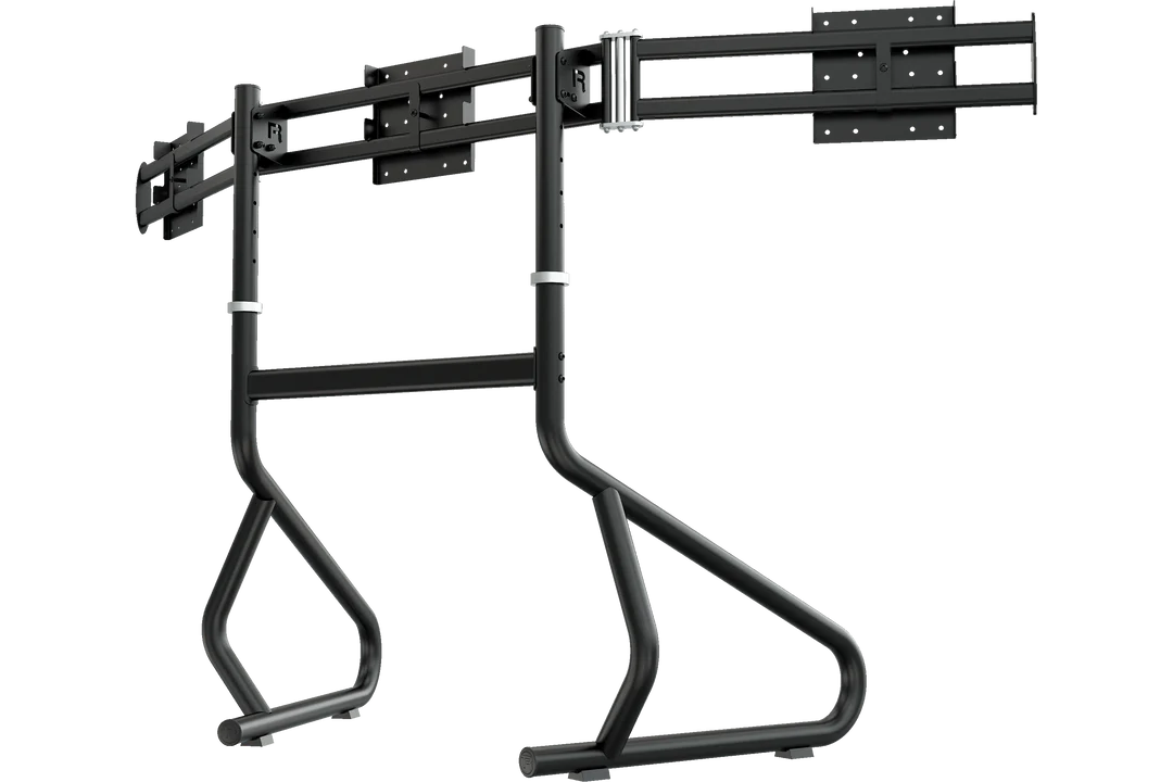 Trak Racer large freestanding triple monitor stand (30" to 45" displays)