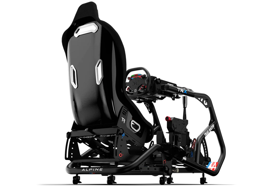 Trak Racer simulator caster set with brake for TR8 Pro, TRX, and more