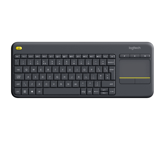 Logitech K400 Plus Wireless Touch Keyboard Draufsicht