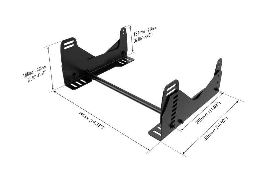 TrakRacer Adjustable Seat Mounts