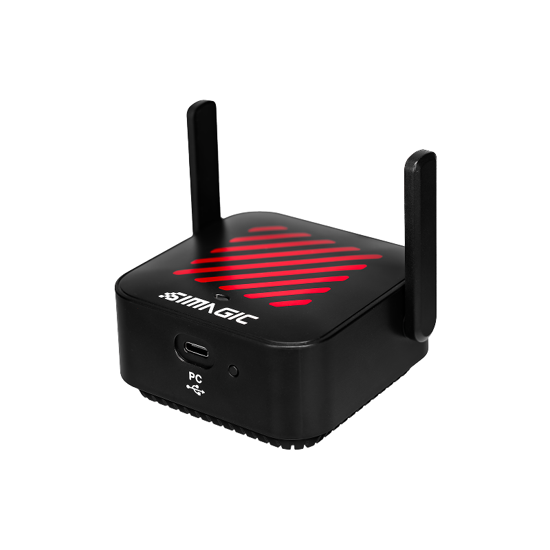 Simagic AirLink Wireless Hotspot Modul in der Frontansicht