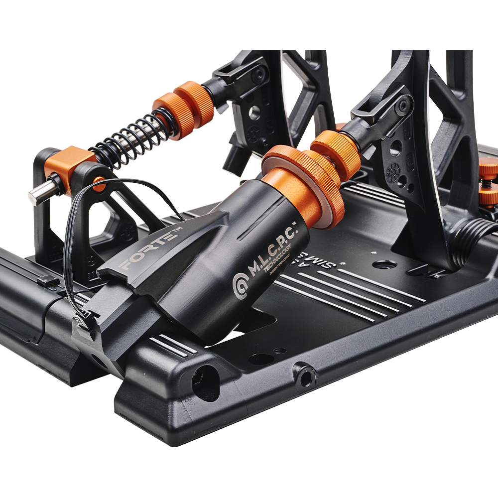 asetek forte pedale Asetek Forte® Sim Racing Pedals Brake & Throttle – SimRaceTEQ