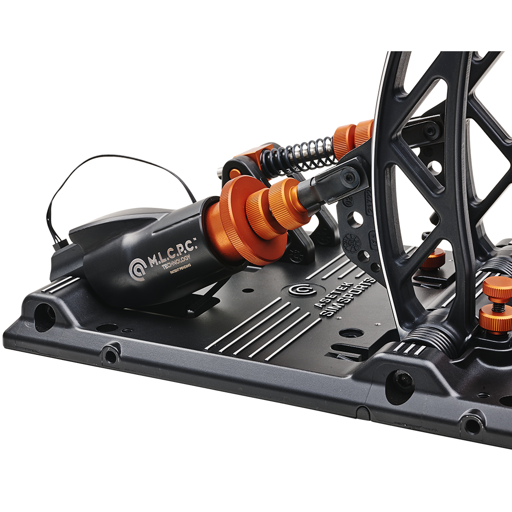 asetek sim pedals Asetek Forte® Sim Racing Pedals Brake & Throttle – SimRaceTEQ
