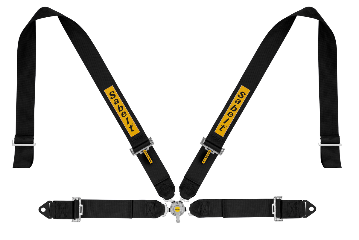 Sabelt SIM Sicherheitsgurt 4-Punkt V2 in Deep Black