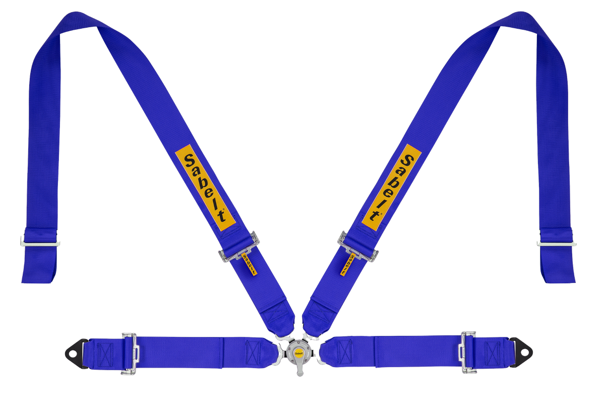 Sabelt SIM Sicherheitsgurt 4-Punkt V2 in Royal Blue
