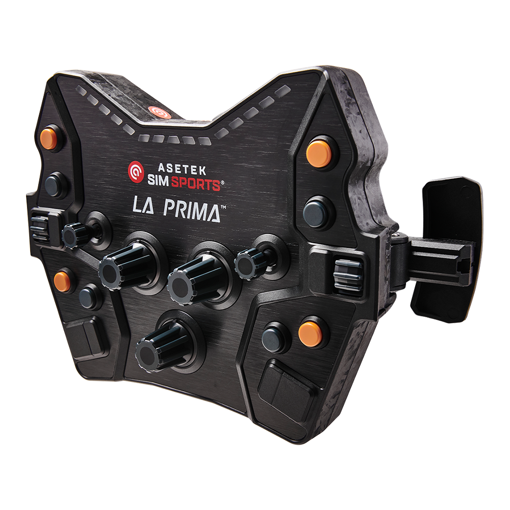 Asetek La Prima GT Button Box Orange Seitenansicht