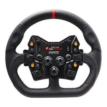 Asetek Closed D Black Leather Rim