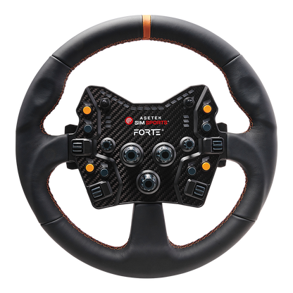 Asetek Round Black Leather Rim