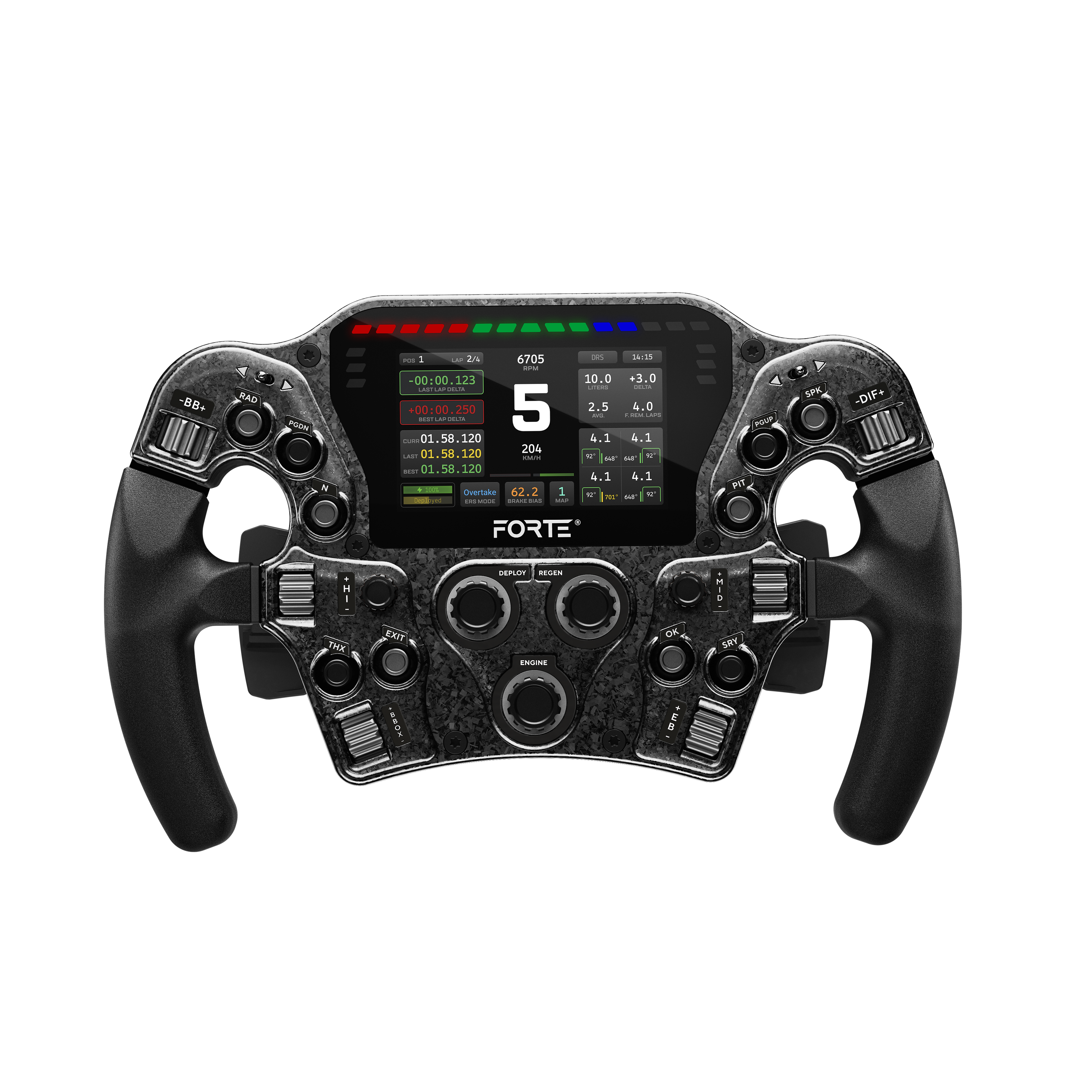 Asetek Forte® Formula Pro Steering Wheel