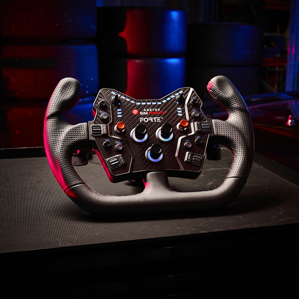 Forte® GT Button Box (Black, Alu. Knöpfe)