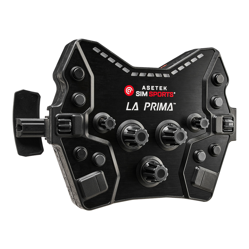 Asetek La Prima GT Button Box Schwarz schräg links