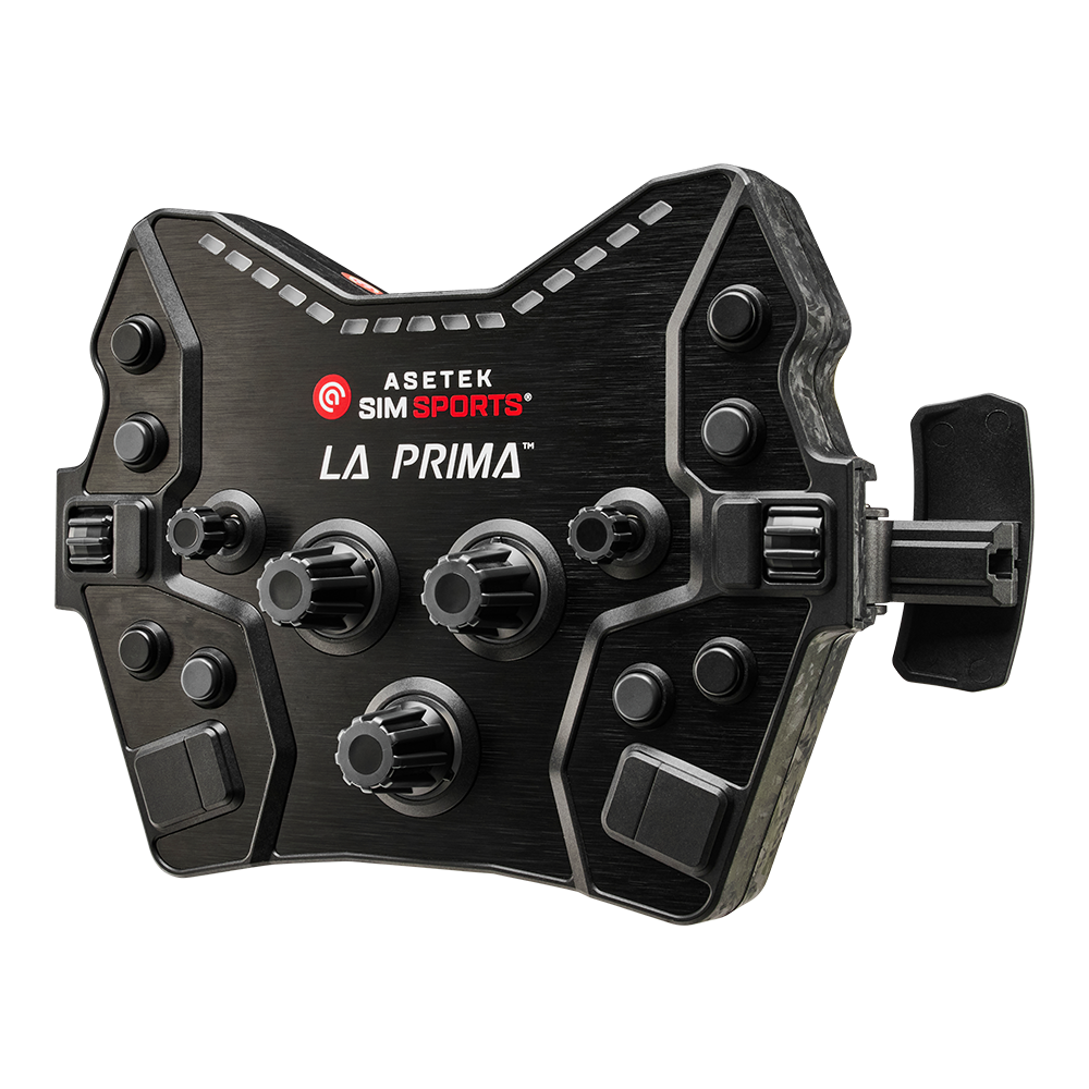Asetek La Prima GT Button Box Schwarz schräg rechts