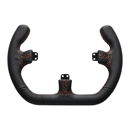 Asetek Open D Black Leather Rim