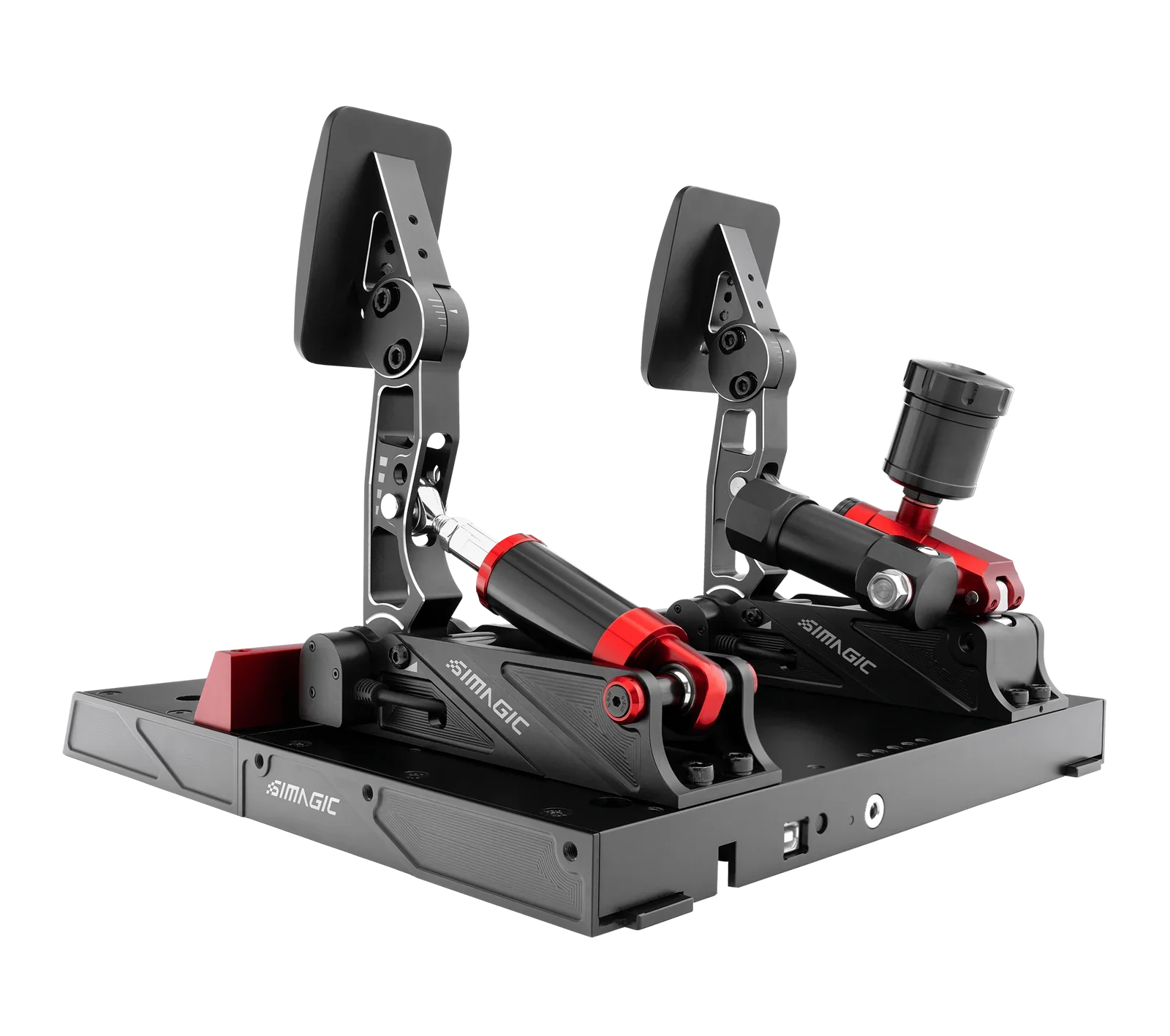 SIMAGIC P1000-FRS Hidraulikus Kettős Pedál Csomag