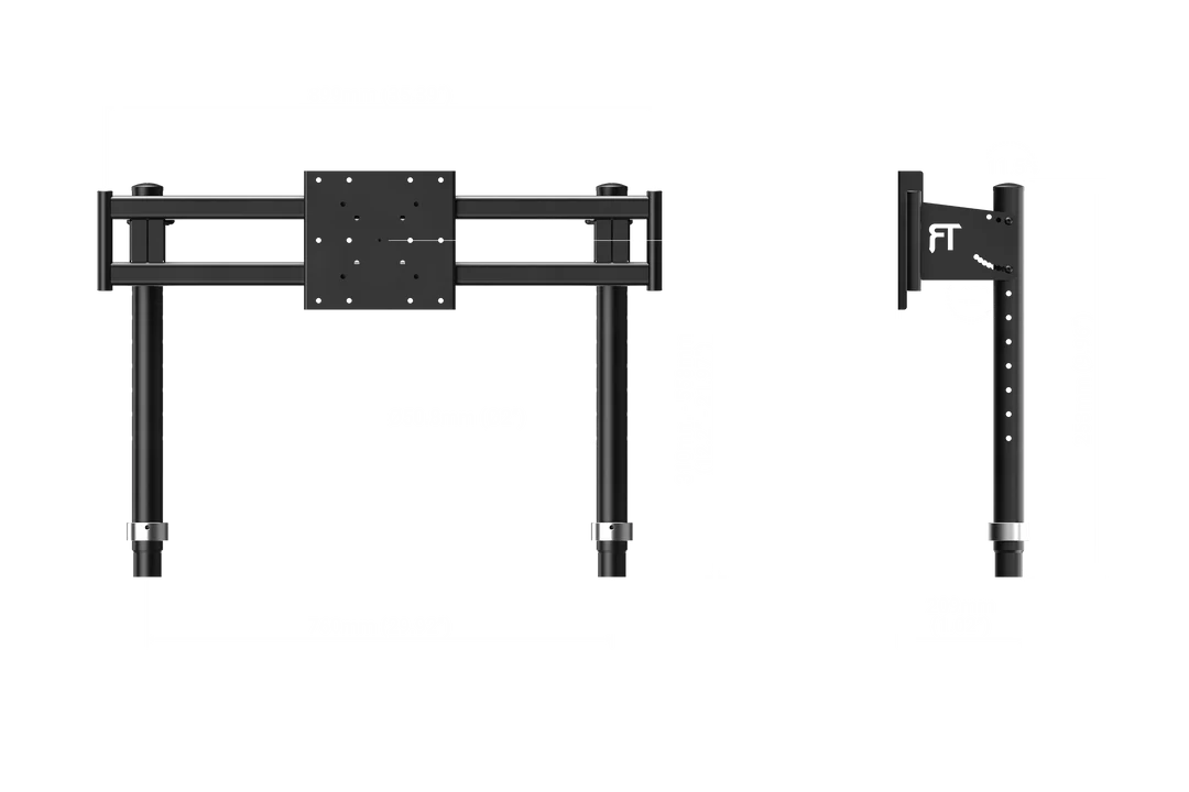 Trak Racer top monitor mount (for 4th or 2nd screen) for tube monitor stand