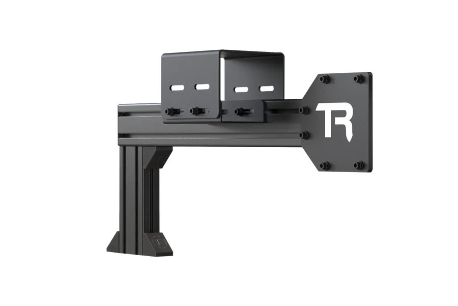 Trak Racer Gen 2 shifter mount and side chassis support with TR mounting plate - black