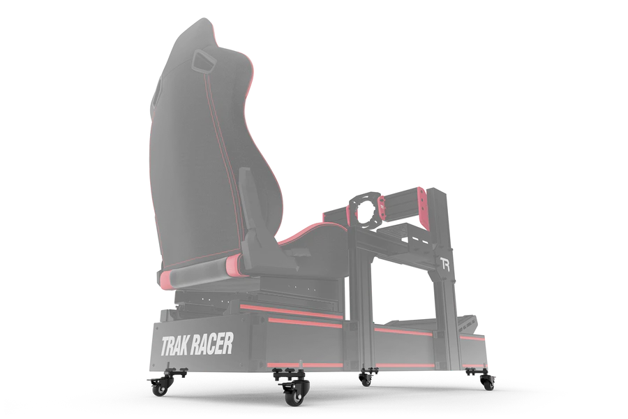 Set universal TrakRacer de roți pivotante cu frână și suporturi de montare